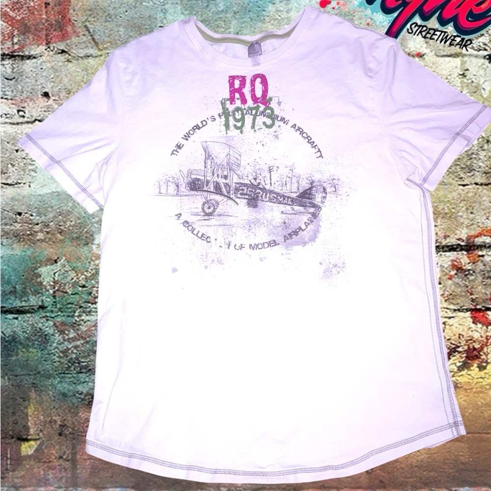 White Graphic T-Shirt Tristan